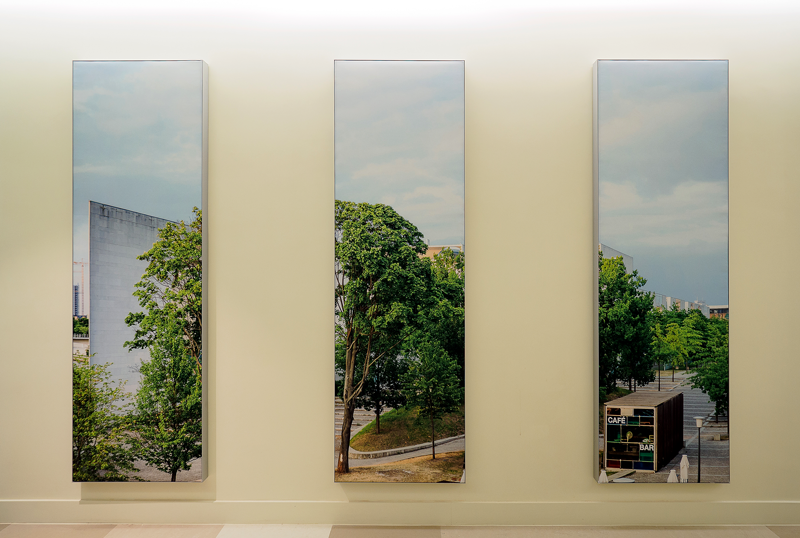 Image concept acoustic panels - pier at the office of the Federal Chancellor