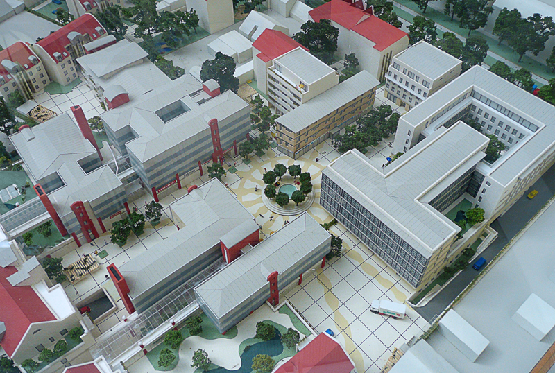 Part of the model of the area